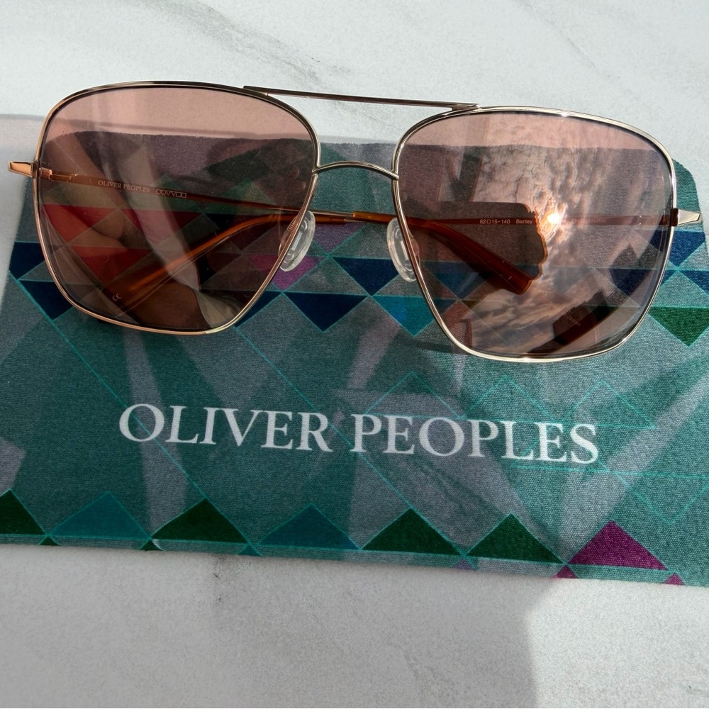 Oliver Peoples Sunglasses - Pink and Gold